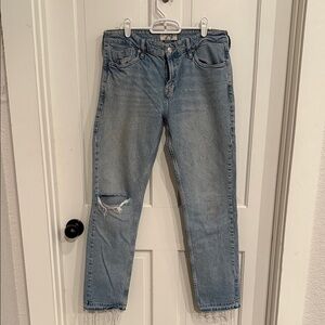 We The Free Light Blue Ankle & Cropped Jeans